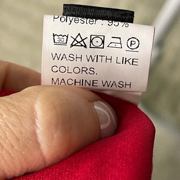 SHEIN EUC XS Burgandy/Red Scallop Short Off Shoulder Dress - Picture 12 of 14